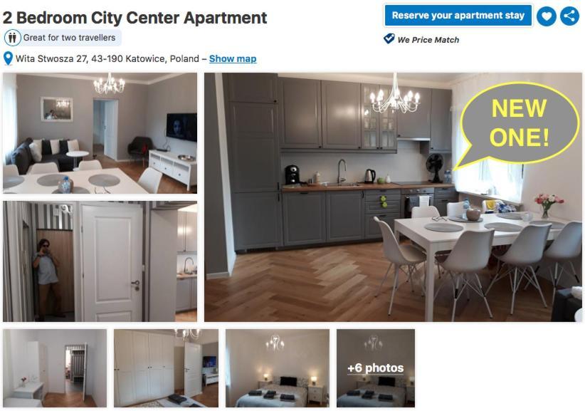 1 Bedroom City Center Apartment Katowice Bagian luar foto
